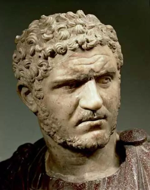 Марк Каракалла — римский император из династии Северов, правивший в 211—217 гг.